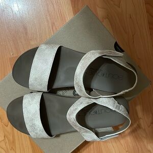 corkeys wedge sandals. Size 7 not new but really good shape.